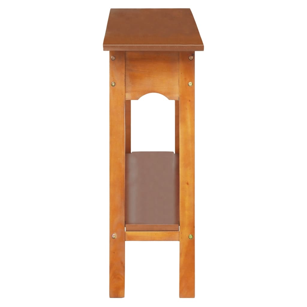 Table console 110x30x75 cm bois massif d'acajou