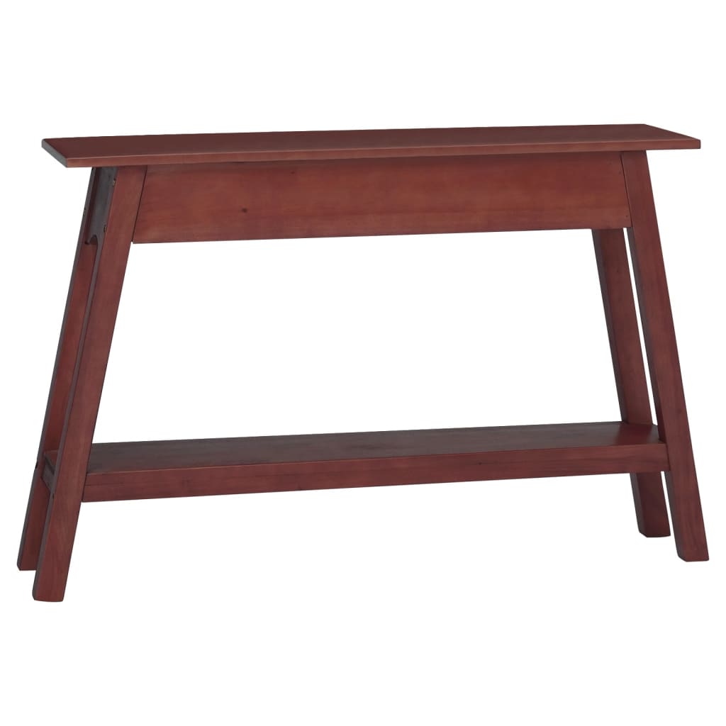 Chestnut console table 110x30x75 cm solid mahogany wood