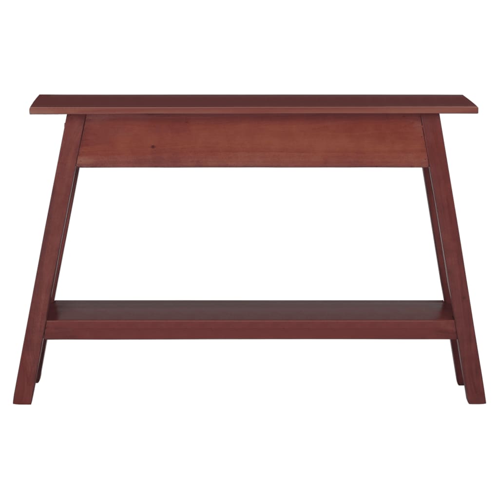 Chestnut console table 110x30x75 cm solid mahogany wood