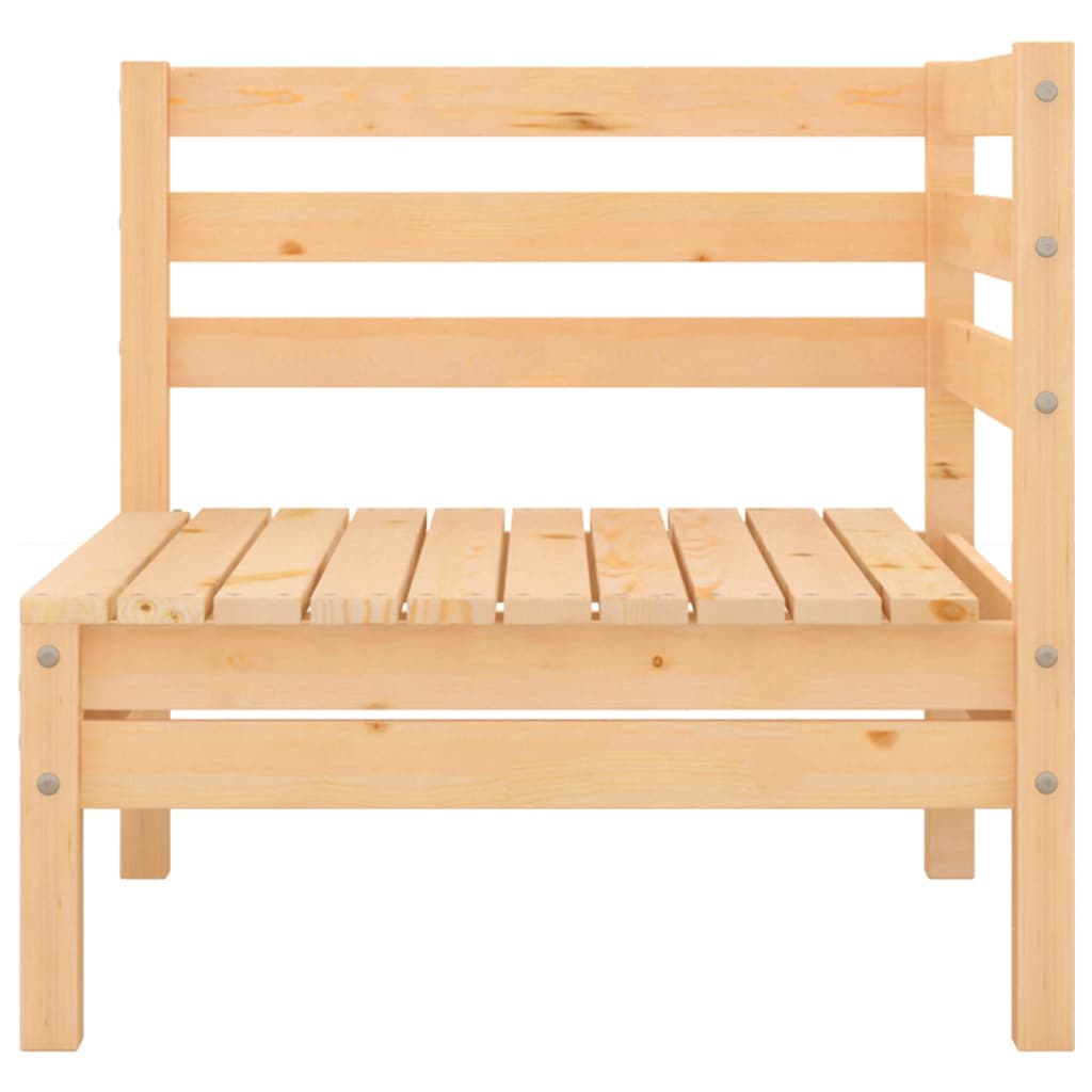 Solid pine wooden corner sofa