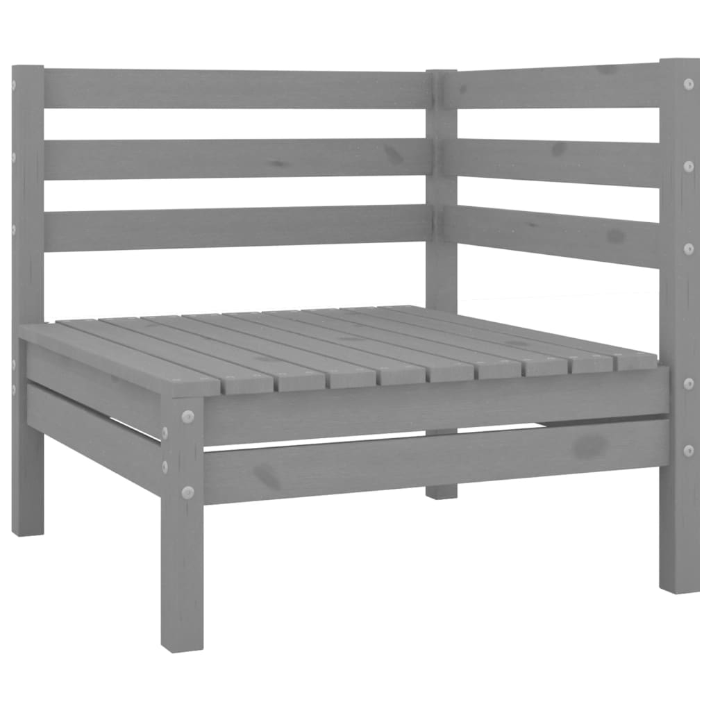 Gray Gray Gray Gray Gray Sofa Solid Pine Wood