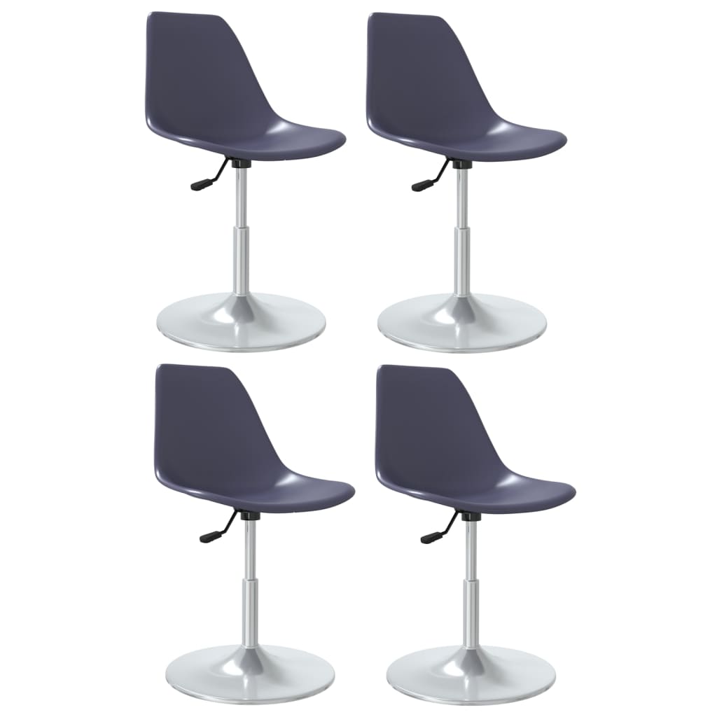 Pivoting dining chairs Set of 4 lilac pp