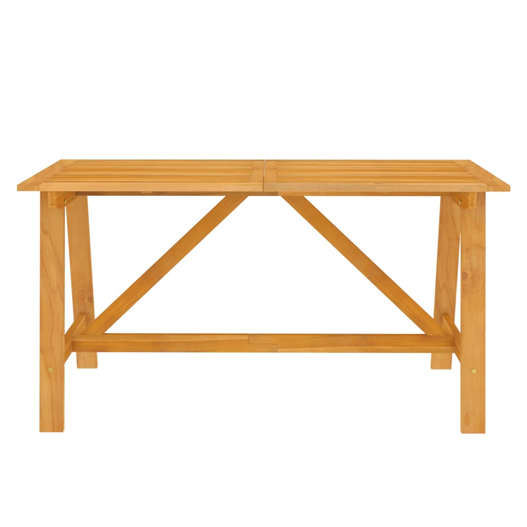 Ensemble de salle à manger de jardin 5 pcs Bois d'acacia solide