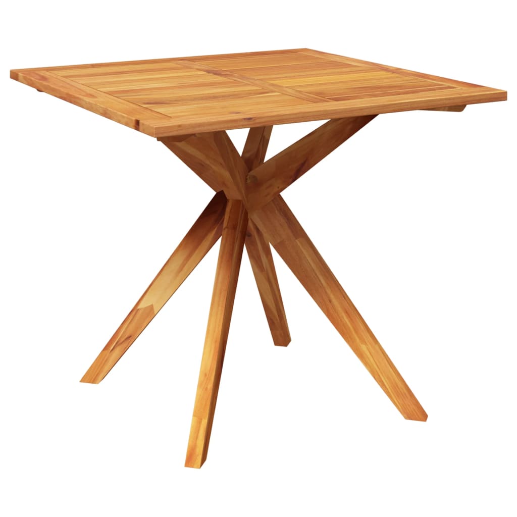 Ensemble de salle à manger de jardin 5 pcs Bois d'acacia massif