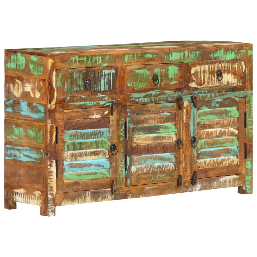 Buffet 110x30x65 cm Festes Wiederherstellung Holz