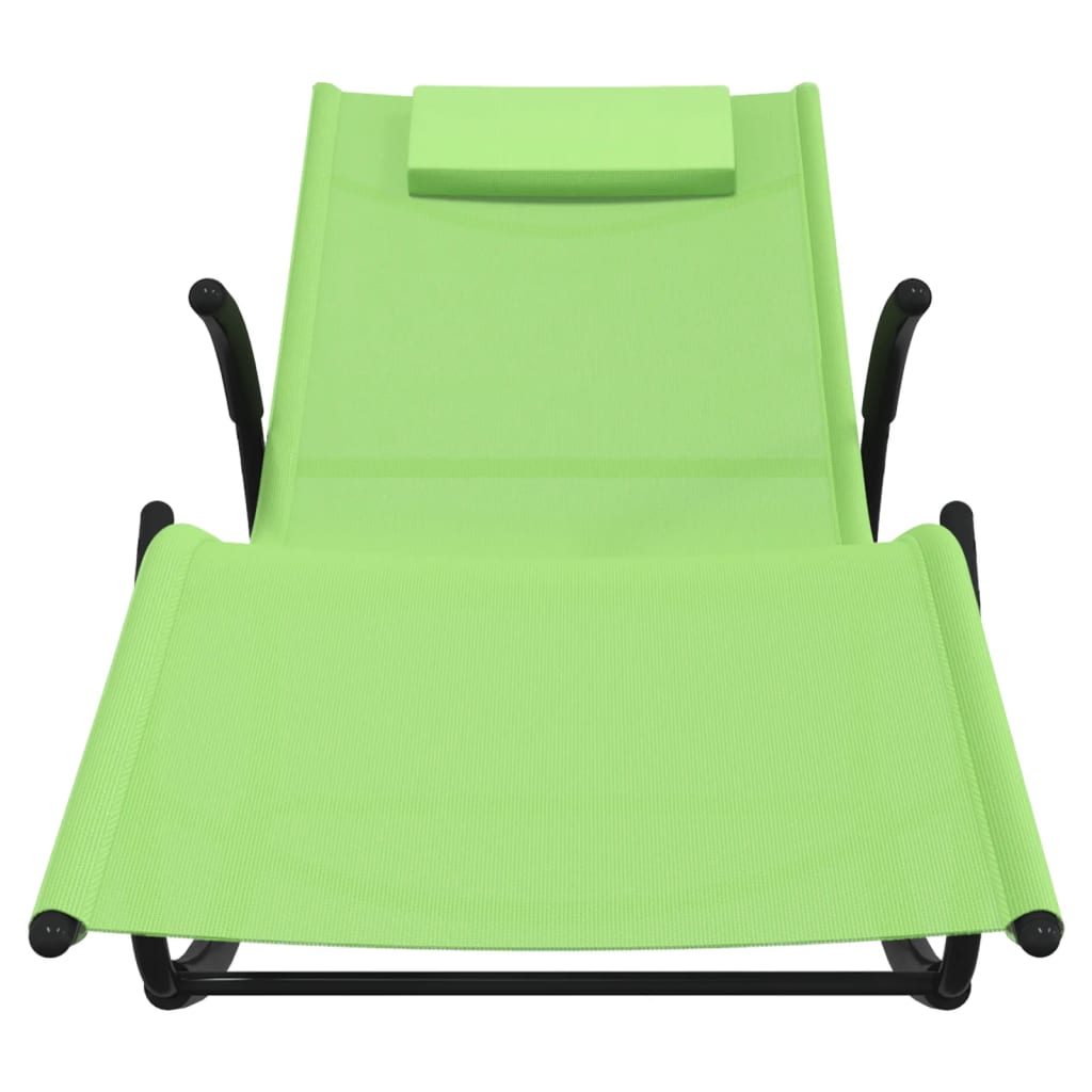 Steel green and textilene green chair