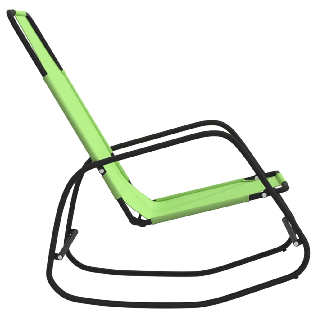 Steel green and textilene green chair