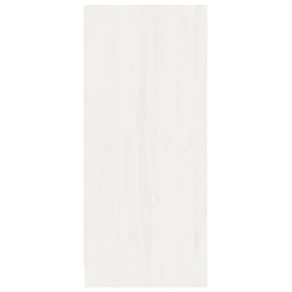 Weißes Buffet 70x33x76 cm Festkieferholz