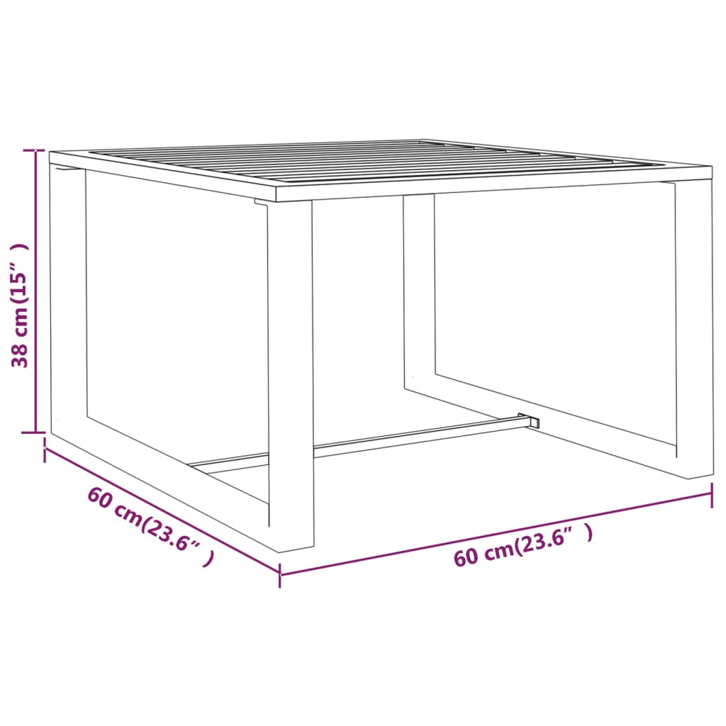 3 PCs Gartensofa -Spiel und Anthrazitaluminiumkissen