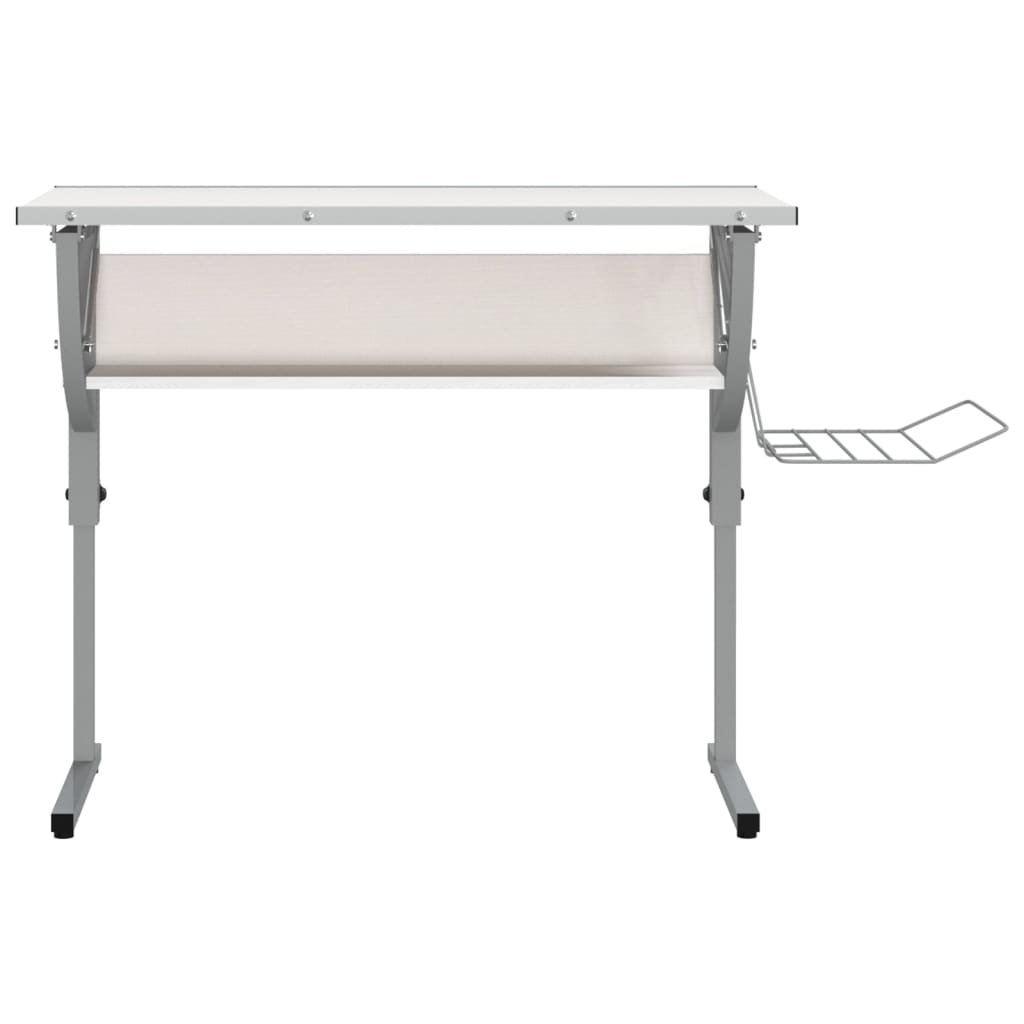 White and gray craft office 110x53x (58-87) CM