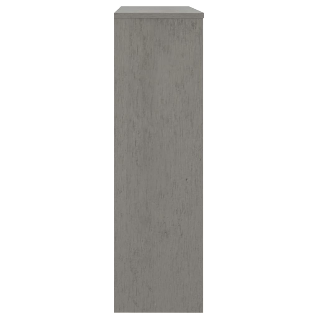 Hamar buffet grigio chiaro superiore 90x30x100 cm legno