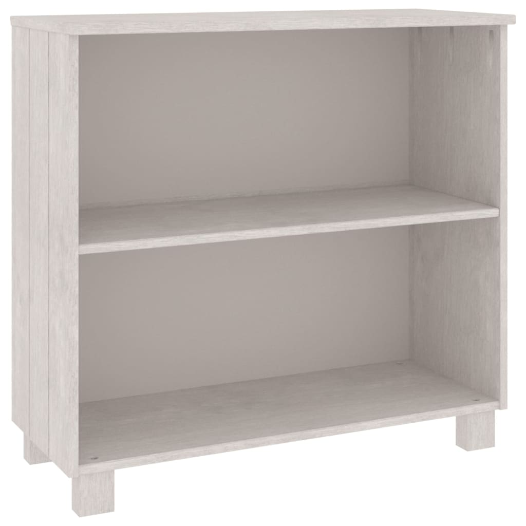 Buffet HAMAR Blanc 85x35x80 cm Bois massif de pin