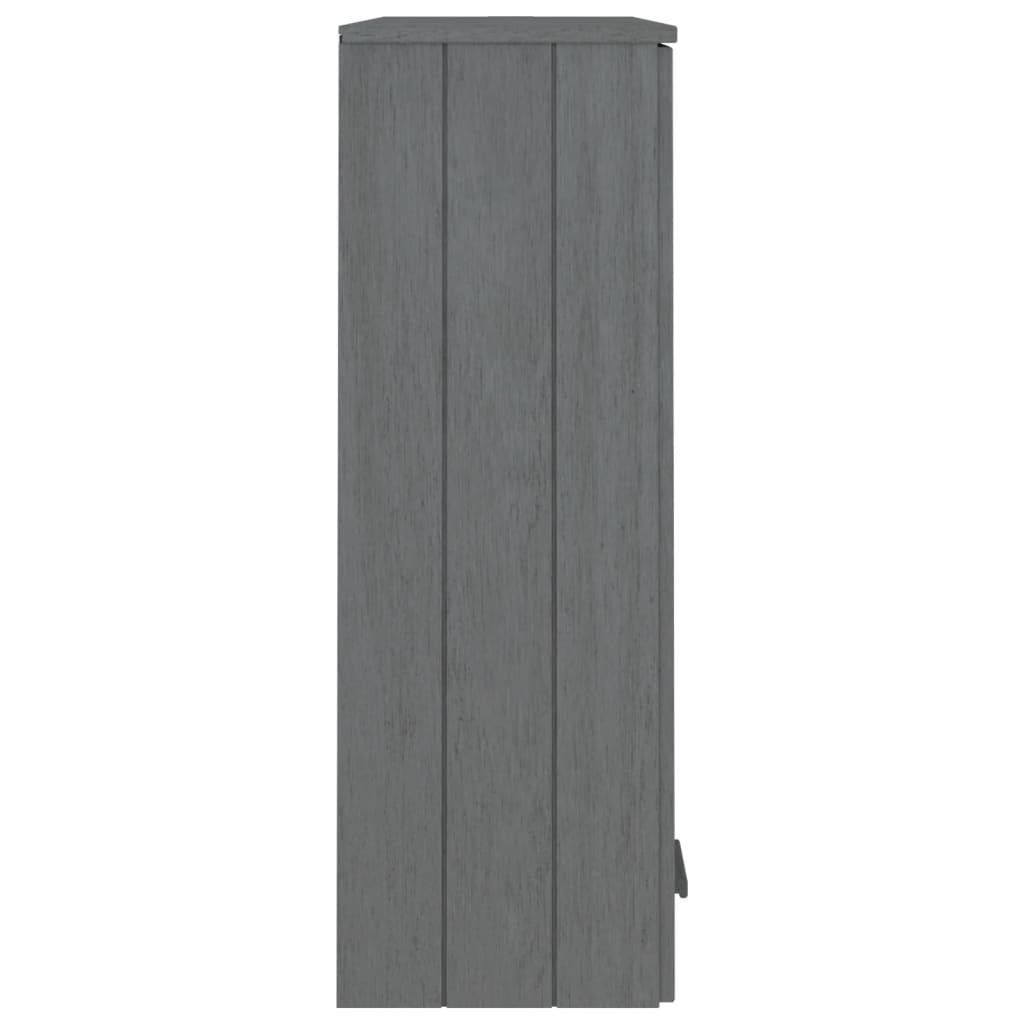 Dark gray Hamar Gray Buffet top 85x35x100 cm Pin wood