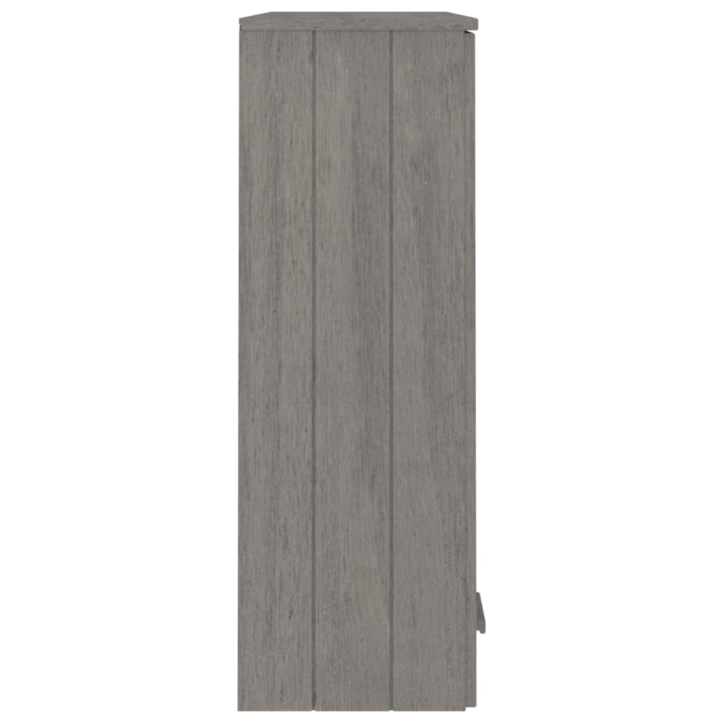 Hamar buffet grigio chiaro superiore 85x35x100 cm legno