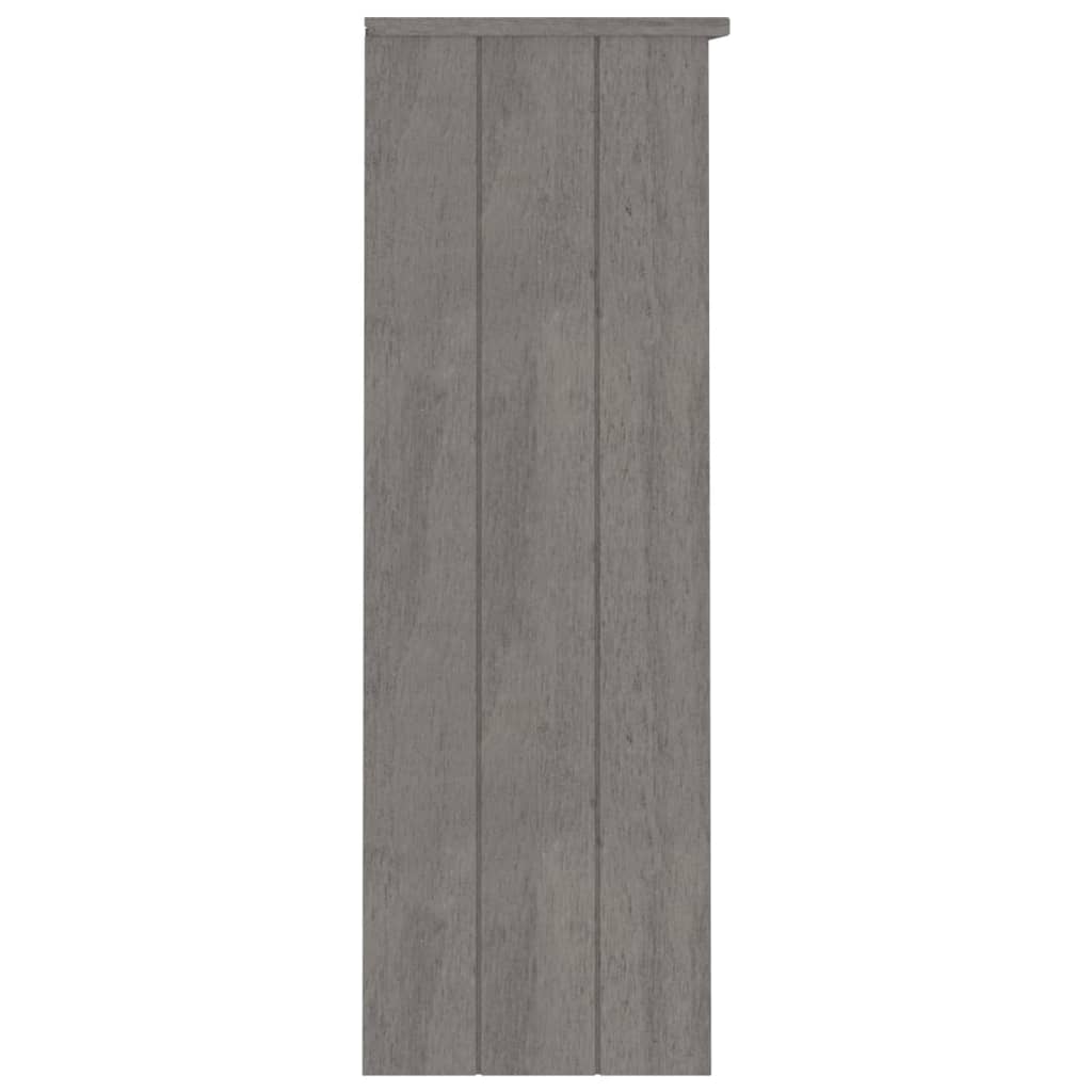 Hamar buffet grigio chiaro superiore 85x35x100 cm legno