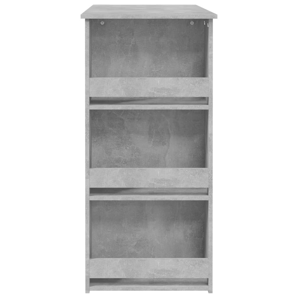 Gray concrete gray storage bar 102x50x103.5 cm