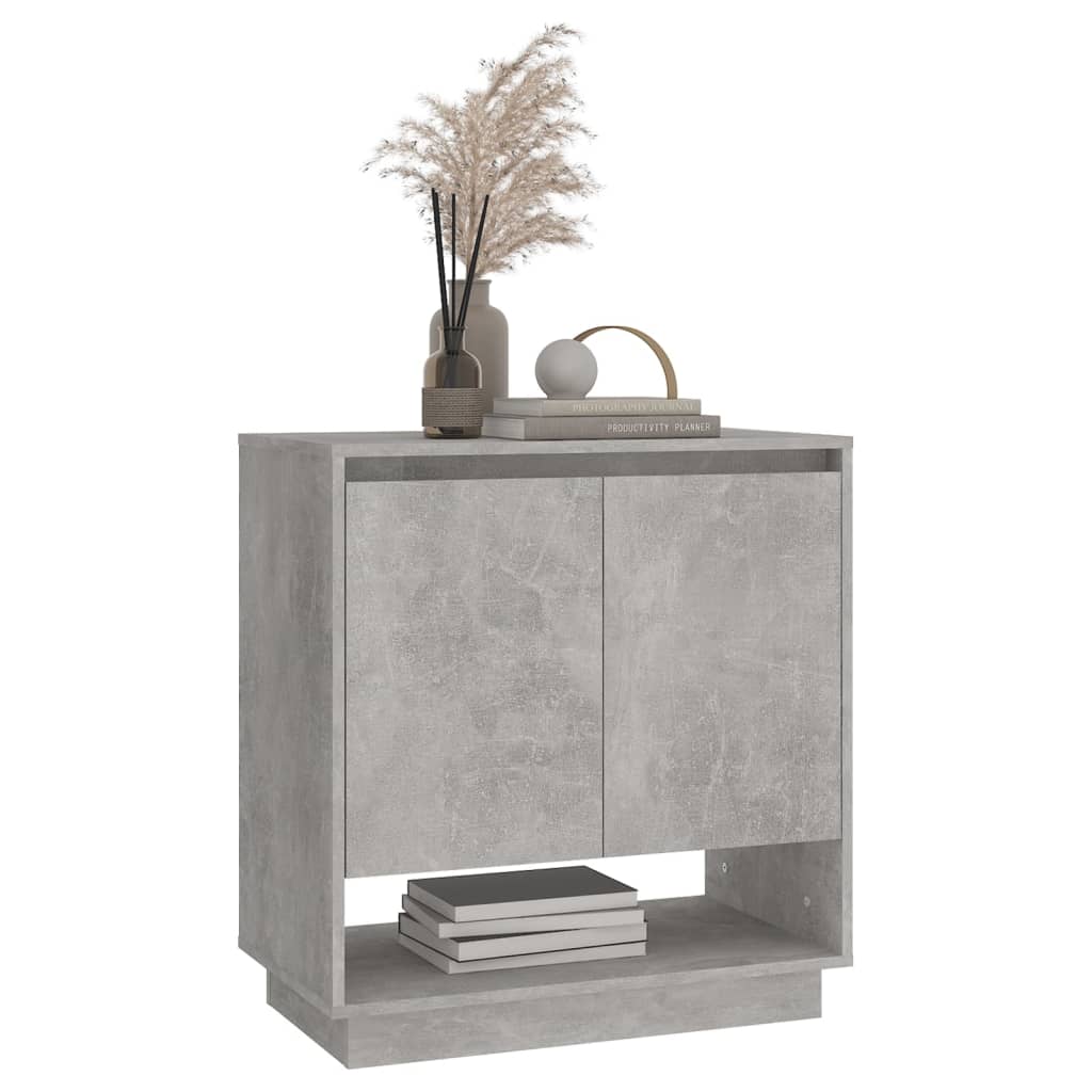 Betongrau -Buffet 70x41x75 cm agglomeriert