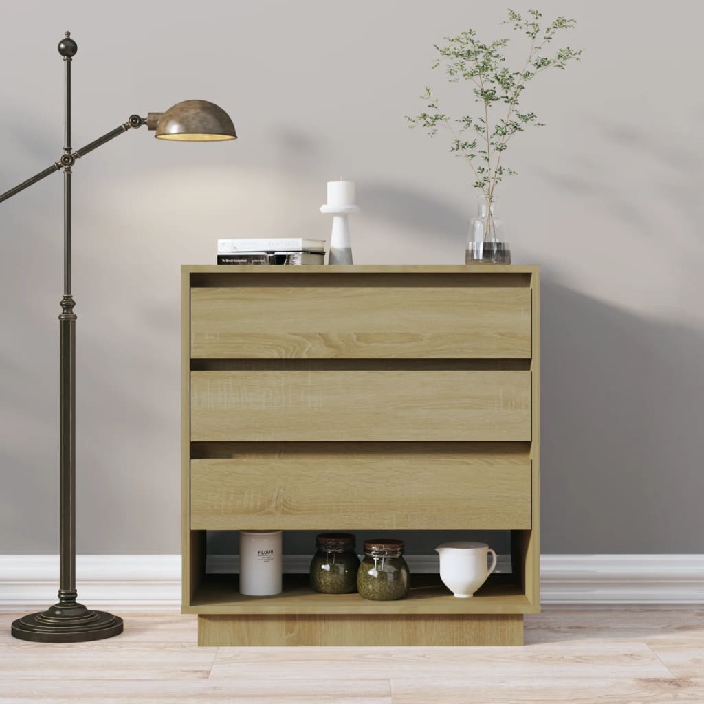 Sonoma Oak Buffet 70x41x75 cm Ingenieurholz Holz