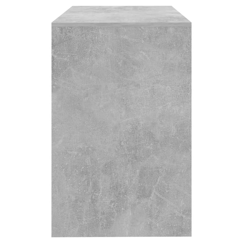 Bureau Gray Concrete 101x50x76.5 cm Agglomerated