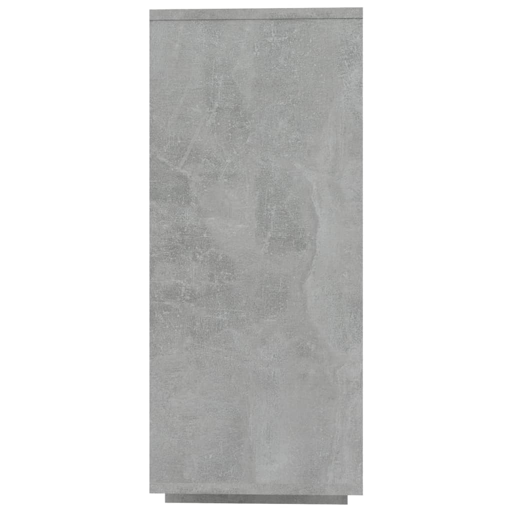 Credenza grigio cemento 120x30x75 cm in multistrato