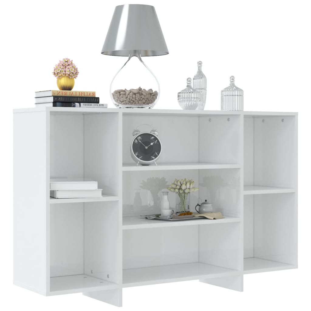 Brilliant White Buffet 120x30x75 cm ingegneristica legna