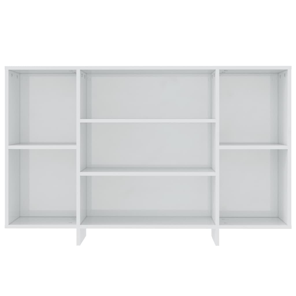 Brilliant white buffet 120x30x75 cm Engineering wood