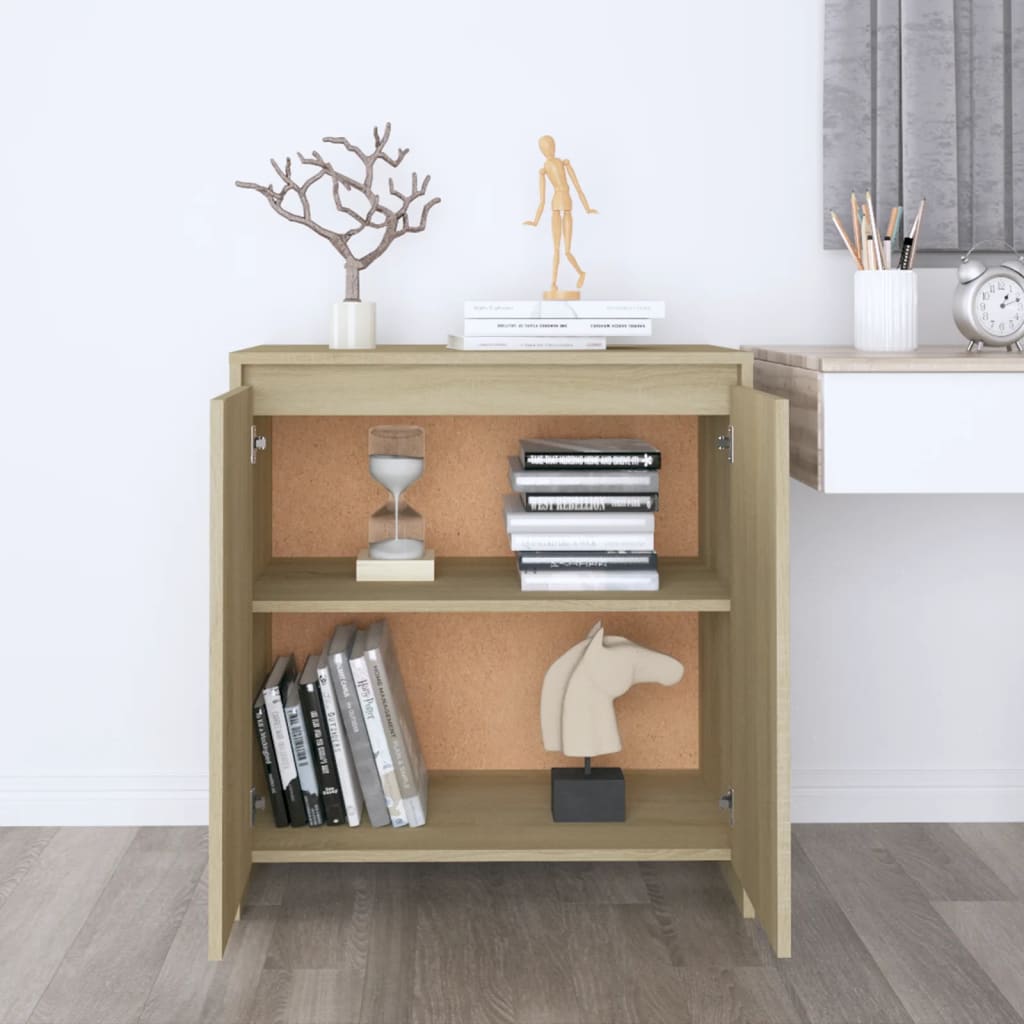 Sonoma Oak Buffet 70x41x75 cm Ingenieurholz Holz