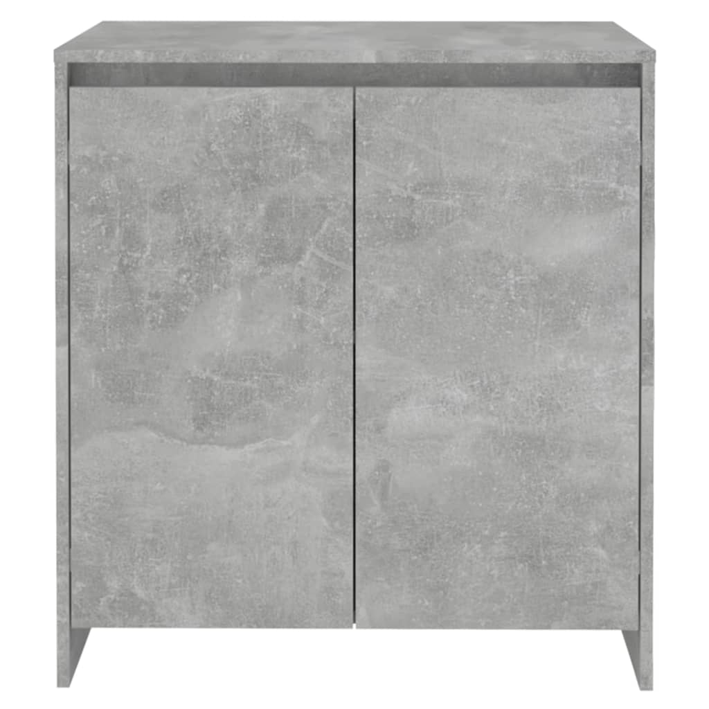 Buffet grigio in cemento 70x41x75 cm legno di ingegneria