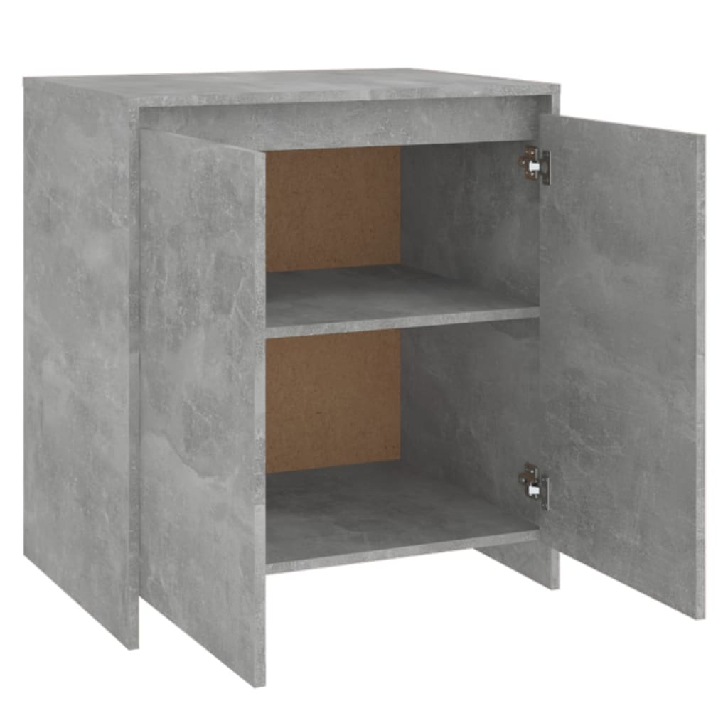 Concrete gray buffet 70x41x75 cm engineering wood