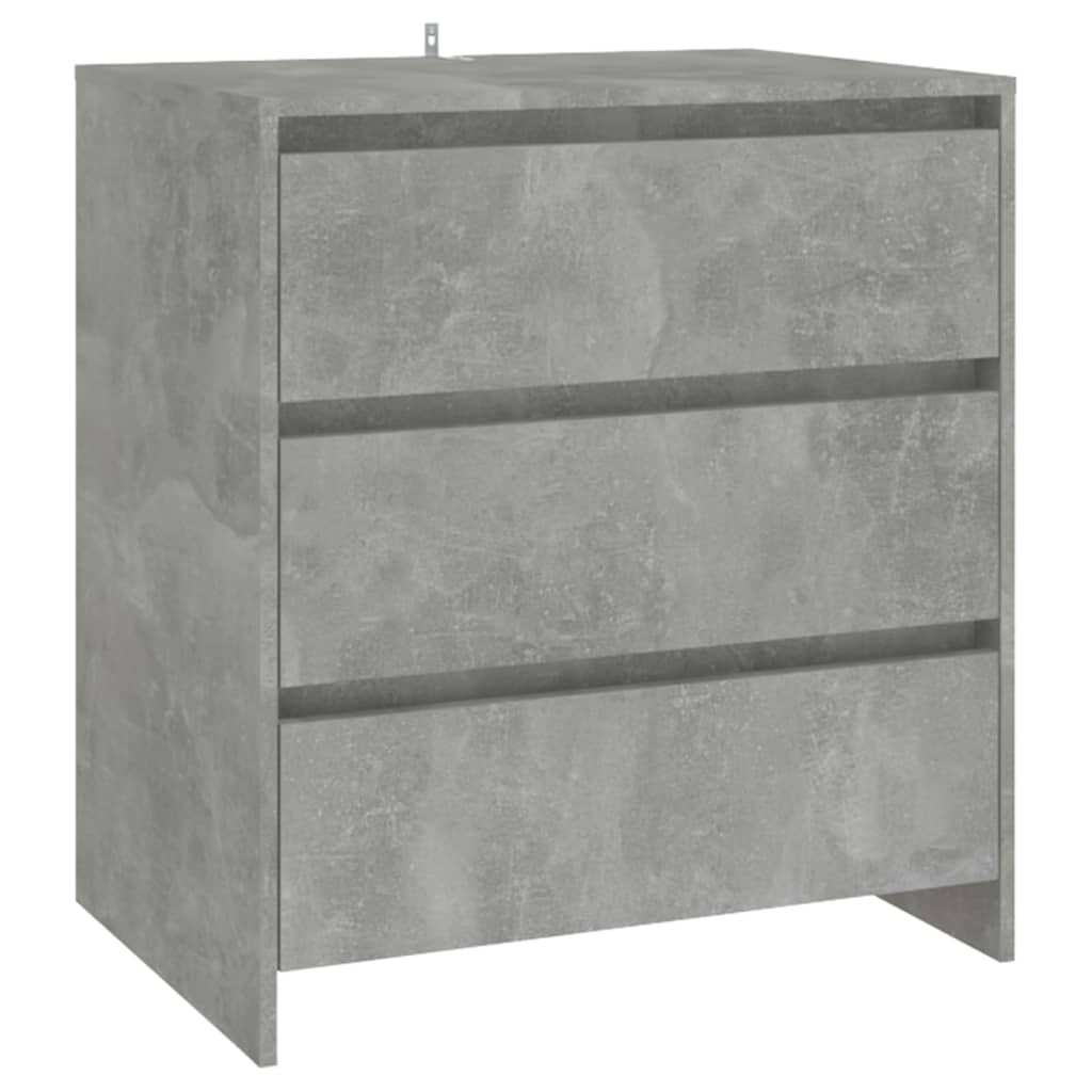 Buffet Gris béton 70x41x75 cm Bois d'ingénierie