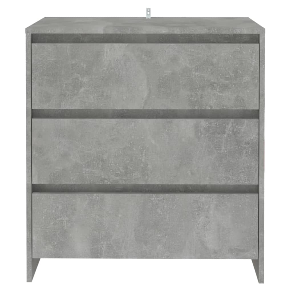 Credenza Grigio cemento 70x41x75 cm MDF