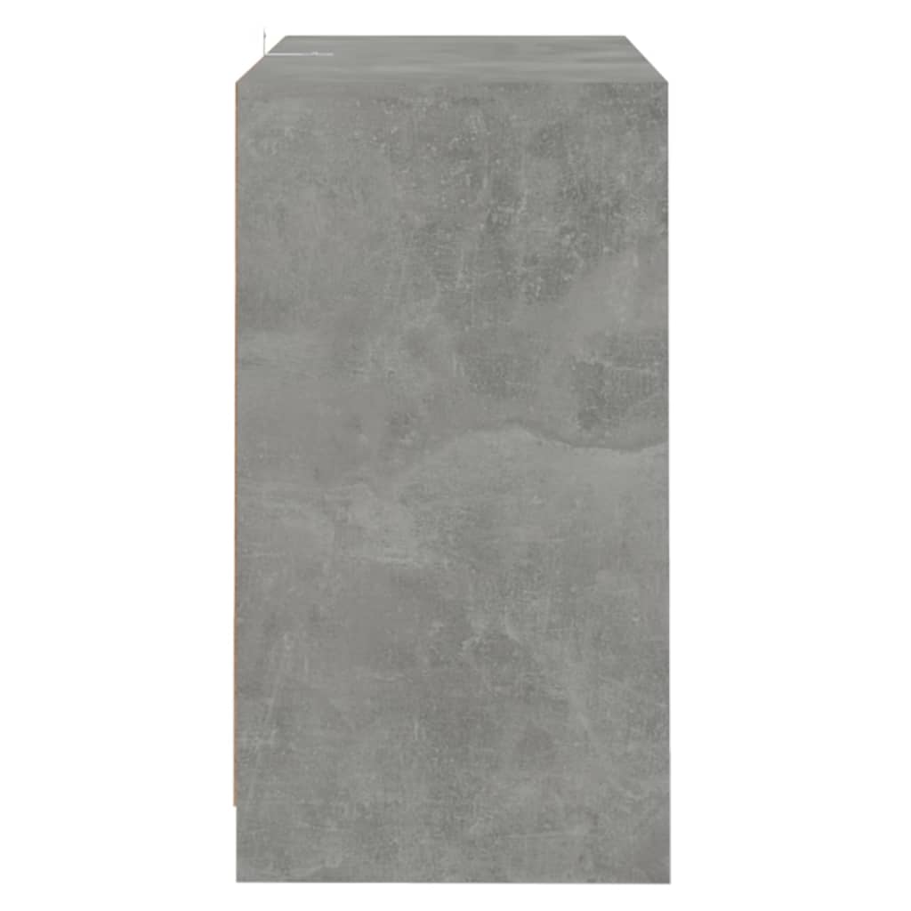 Credenza Grigio cemento 70x41x75 cm MDF