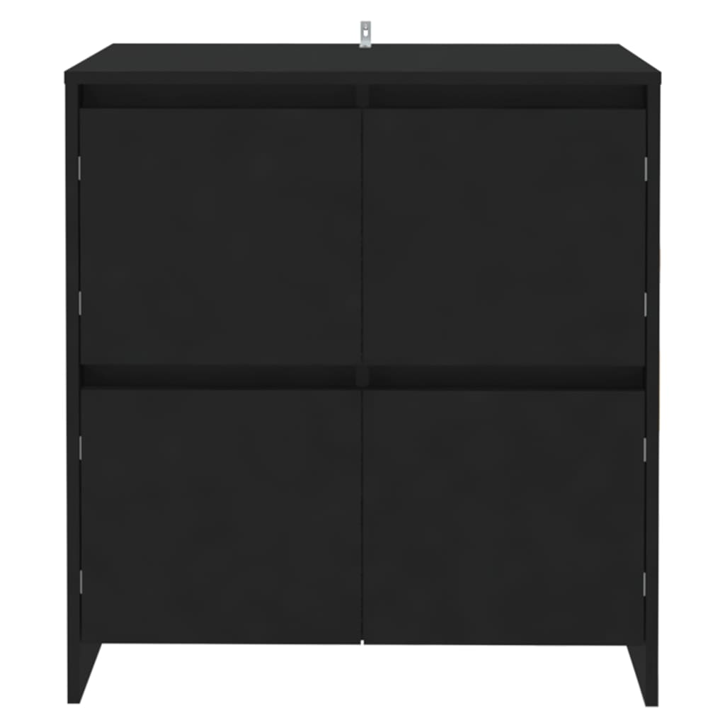 Black buffet 70x41x75 cm Engineering wood