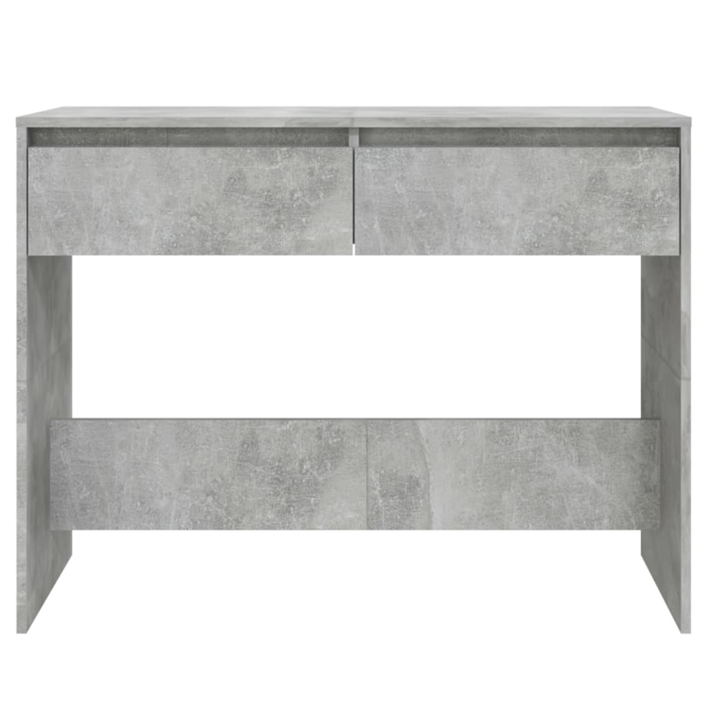 Gray concrete table 100x35x76.5 cm agglomerated