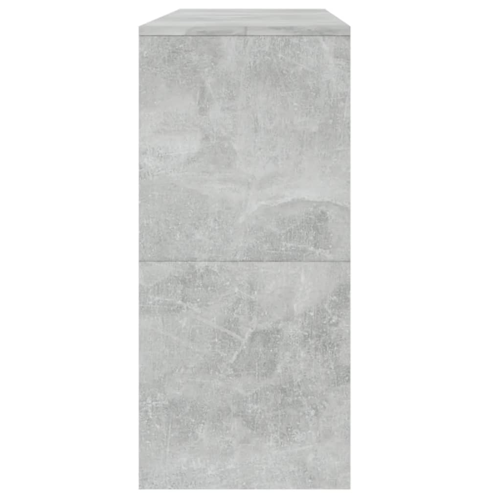 Consolle Grigio cemento 100x35x76,5 cm Truciolare