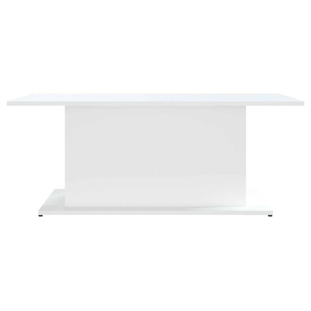 White coffee table 102x55.5x40 cm agglomerated