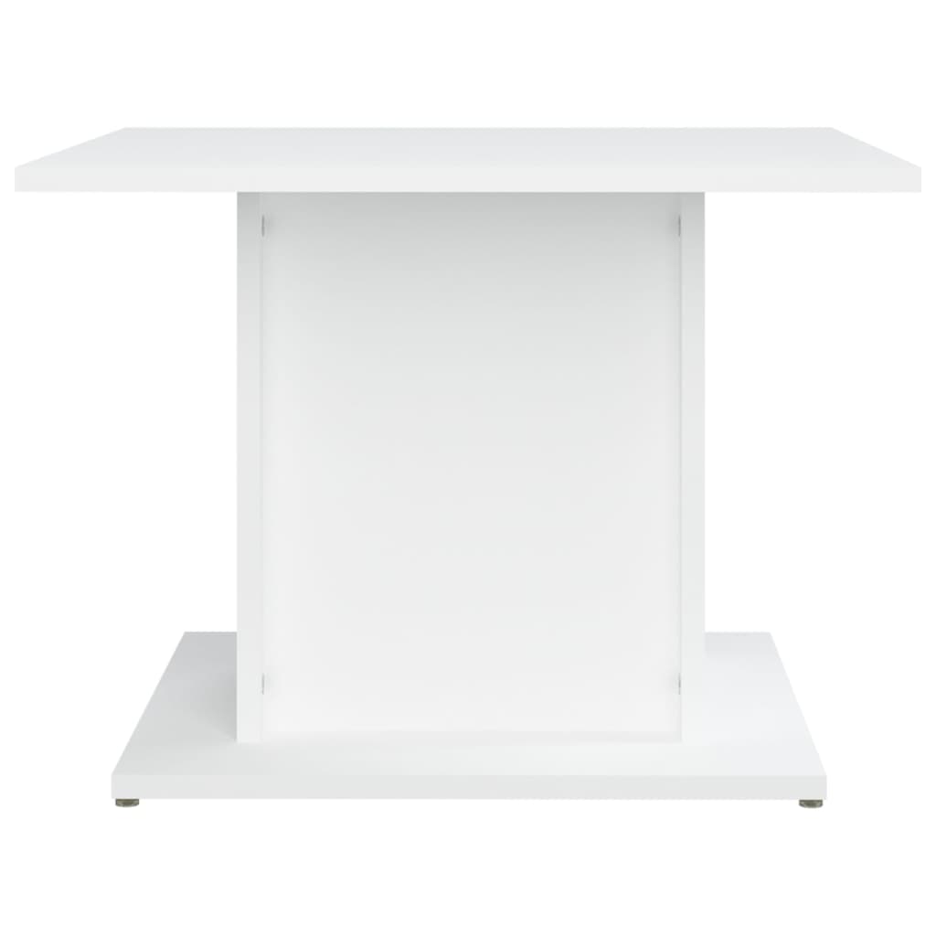 White coffee table 55.5x55.5x40 cm Agglomerated