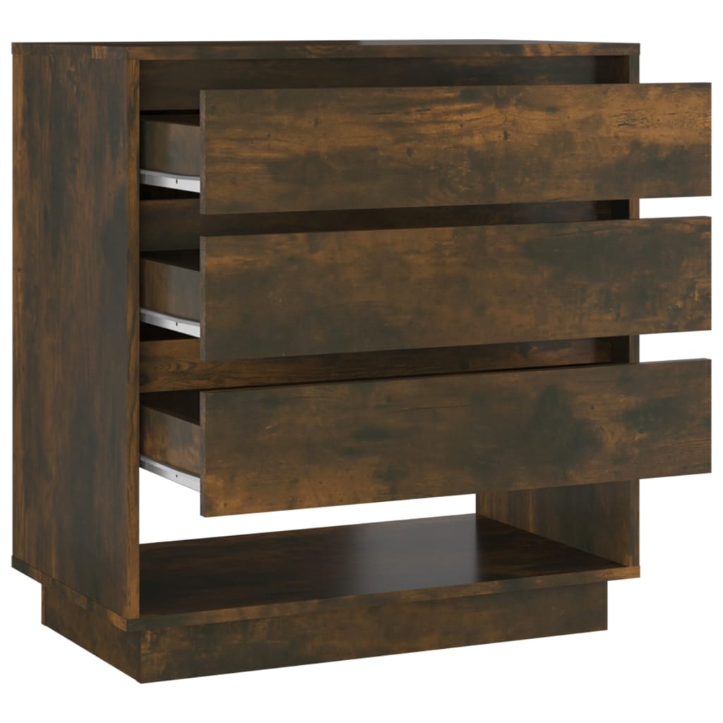 Smoked oak buffet 70x41x75 cm engineering wood