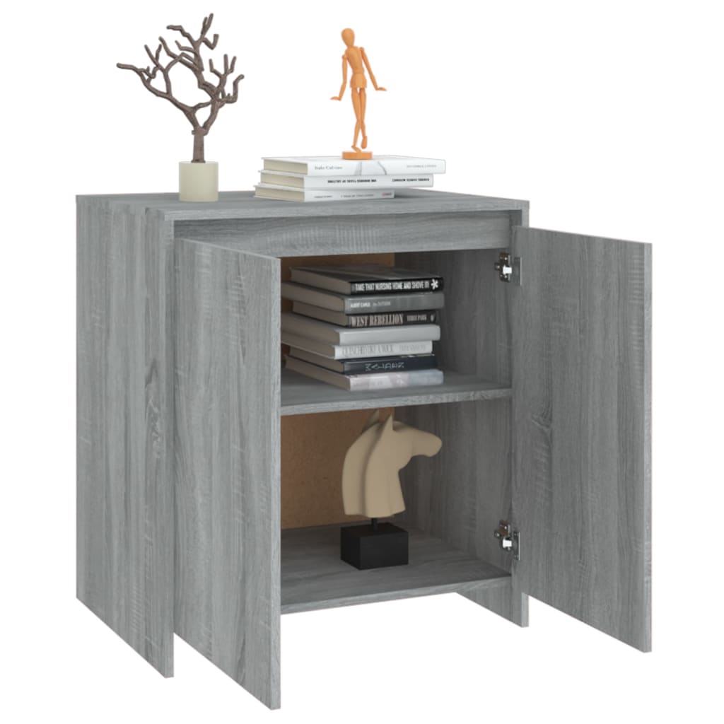 Sonoma Grey Buffet 70x41x75 cm ingegneristica legna