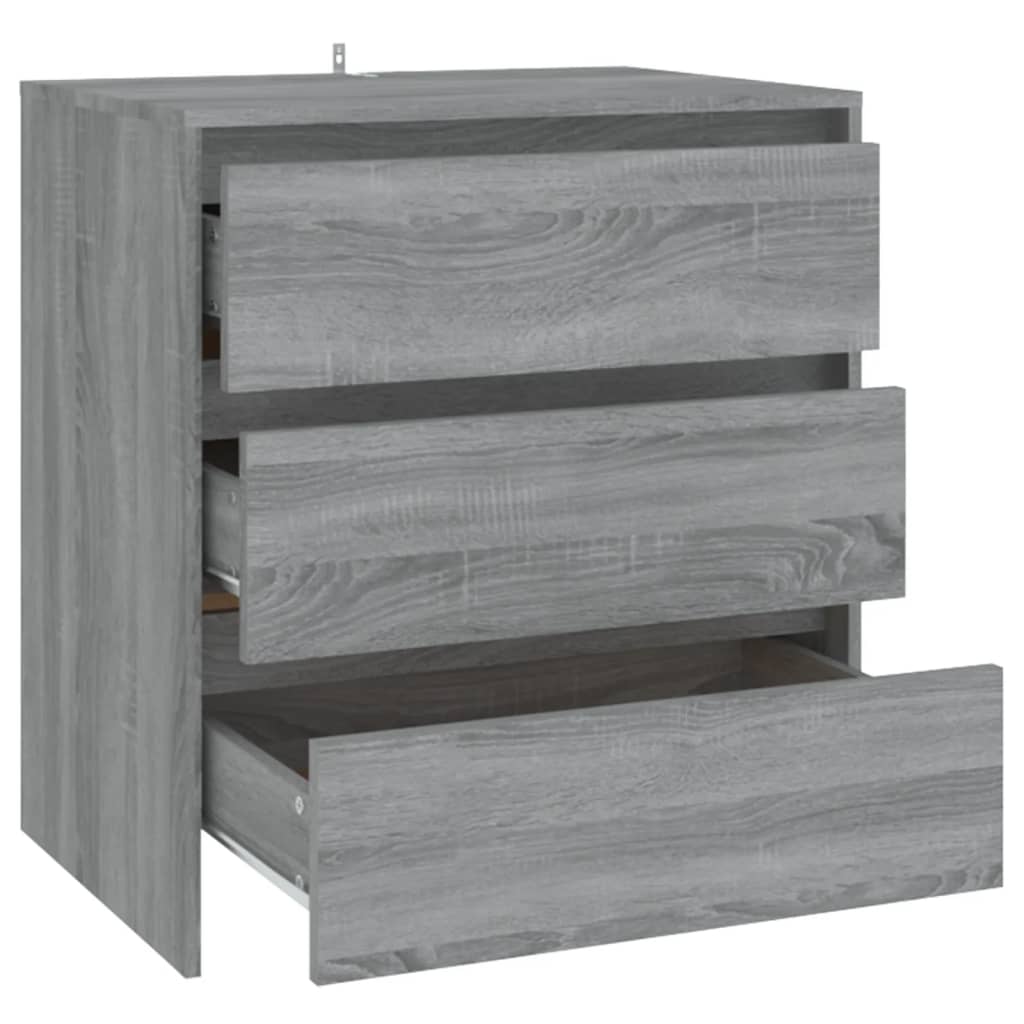 Sonoma Grey Buffet 70x41x75 cm ingegneristica legna