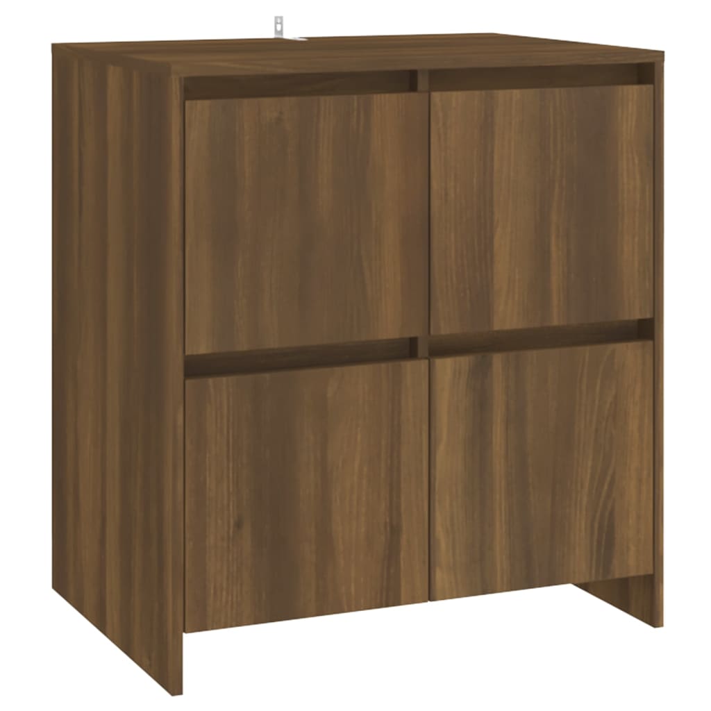 Buffet Chêne marron 70x41x75 cm Bois d'ingénierie