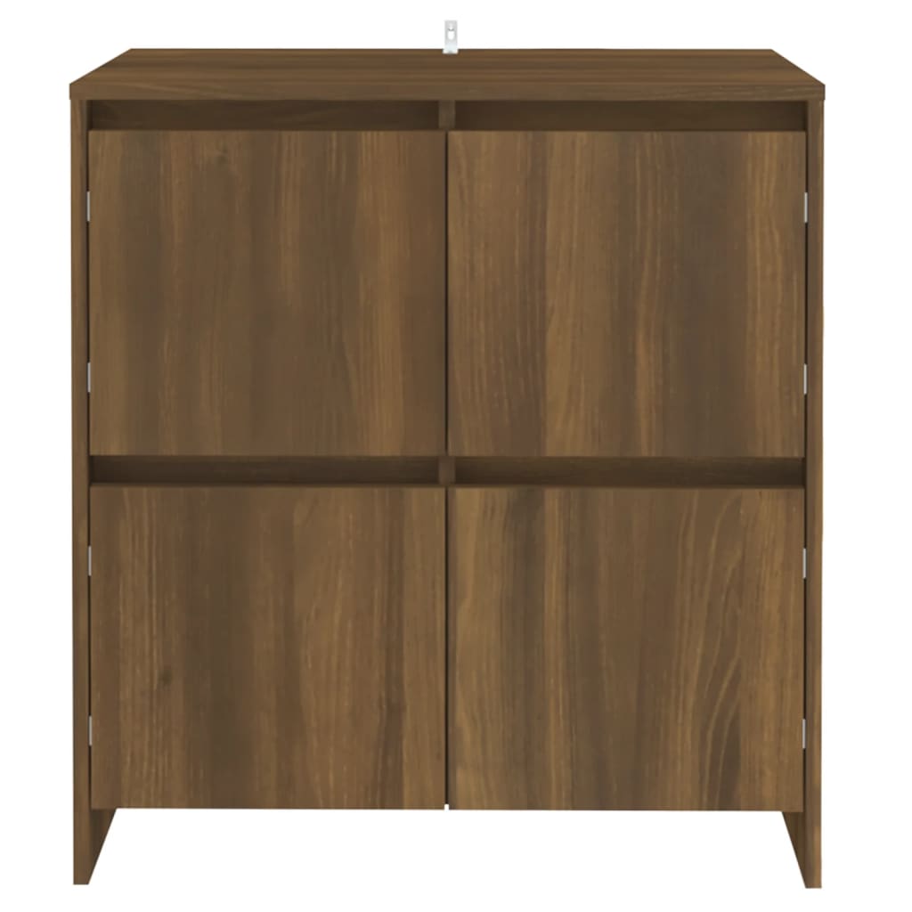 Brown oak buffet 70x41x75 cm engineering wood