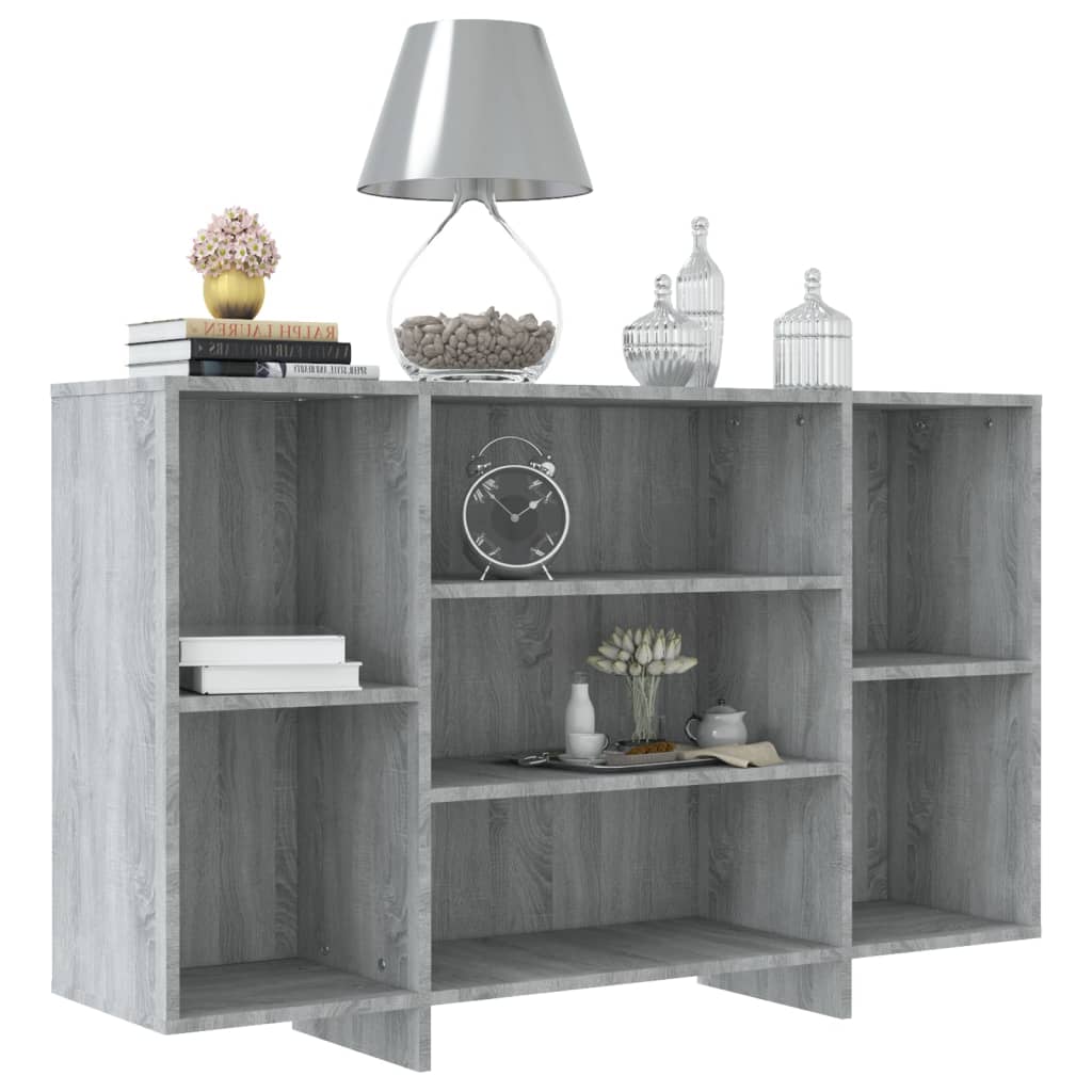 Grey Sonoma Buffet 120x30x75 cm agglomerato