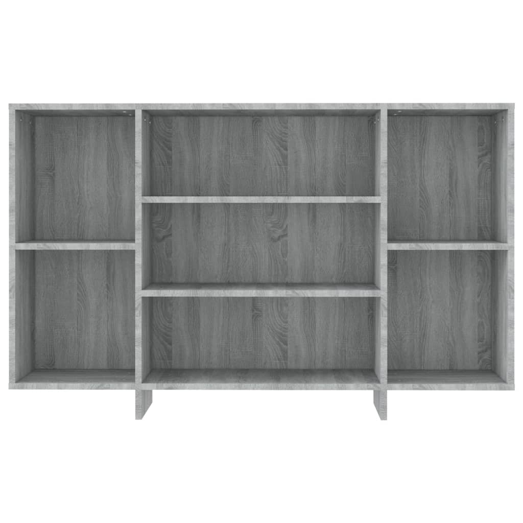 Buffet Sonoma gris 120x30x75 cm Aggloméré