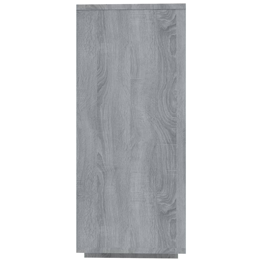 Grey Sonoma Buffet 120x30x75 cm agglomerato