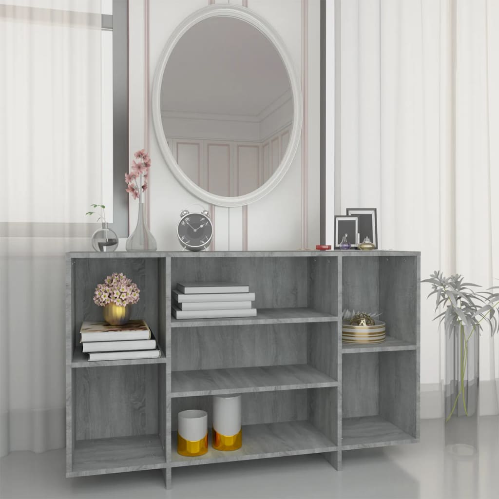 Gray Sonoma Buffet 120x30x75 cm Agglomerated