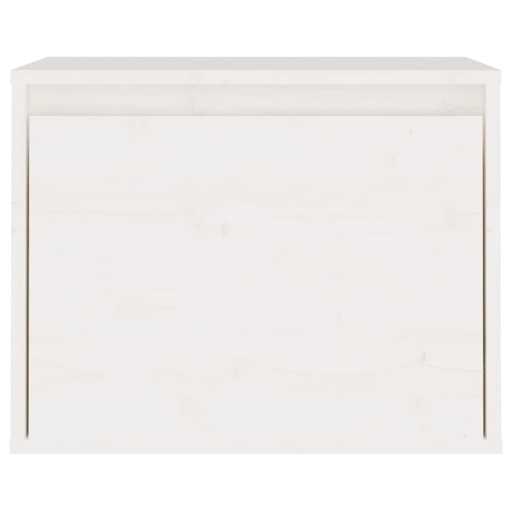 Weißer Wandschrank 45x30x35 cm Festkieferholz