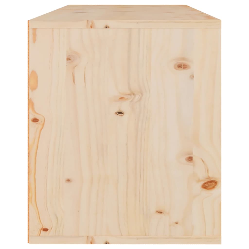 80x30x35 cm wall cabinet solid pine wood