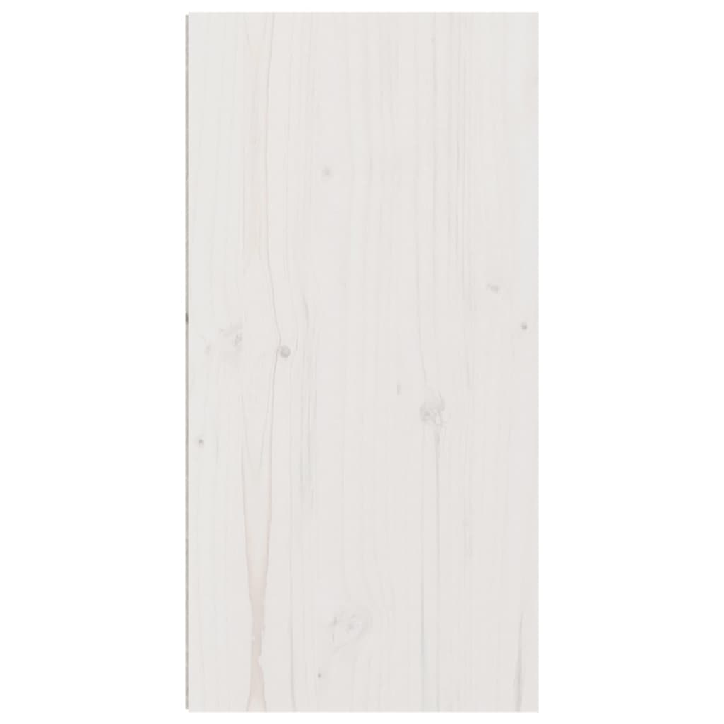 Wandschränke 2 Stcs Weiß 30x30x60 cm Festkieferholz