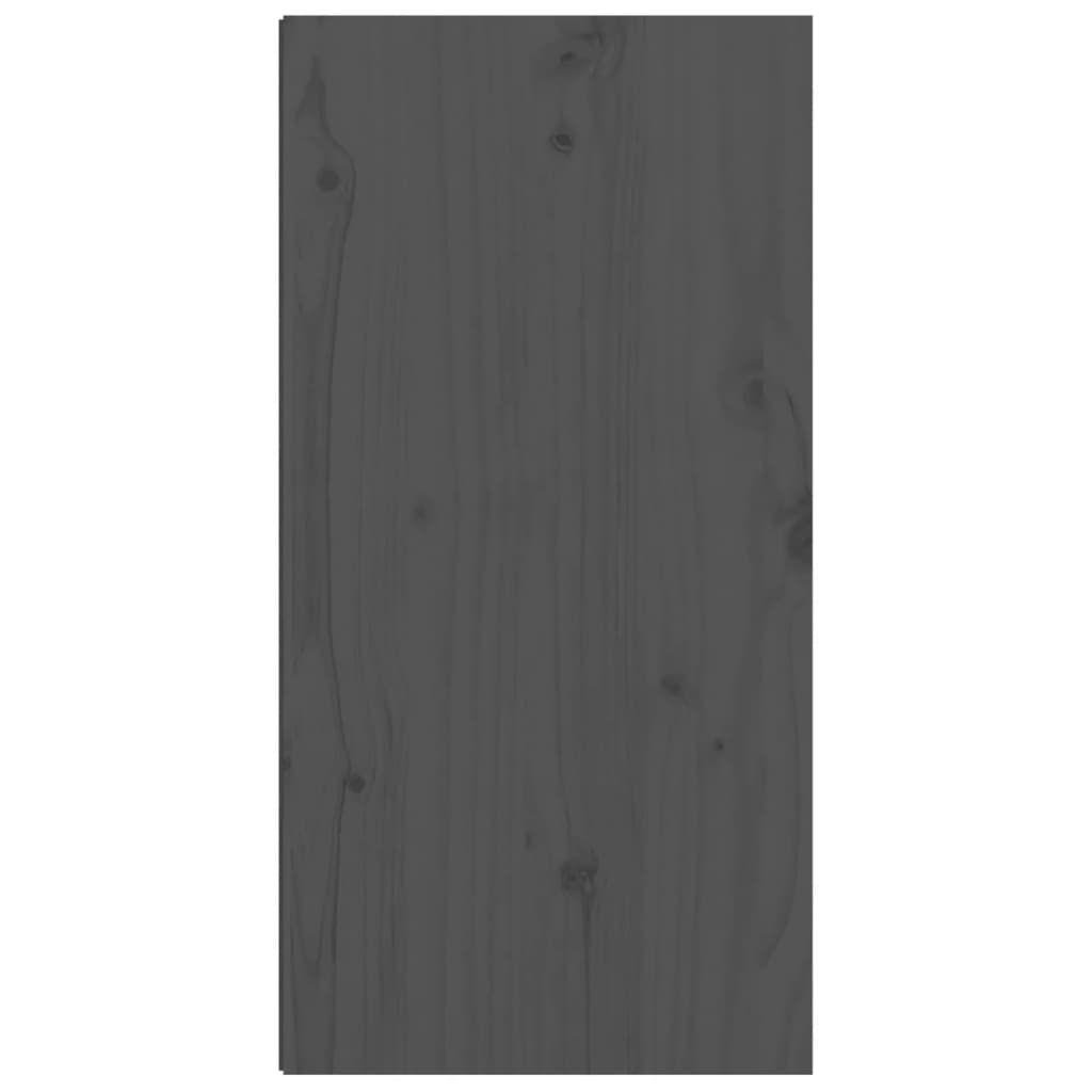 Pensile Grigio 30x30x60 cm Legno di pino massiccio